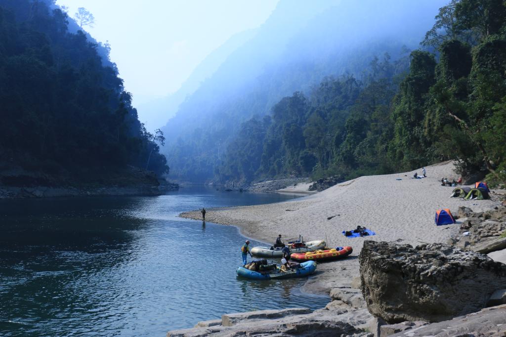 Rafting et Pêche sur la rivière Subansiri